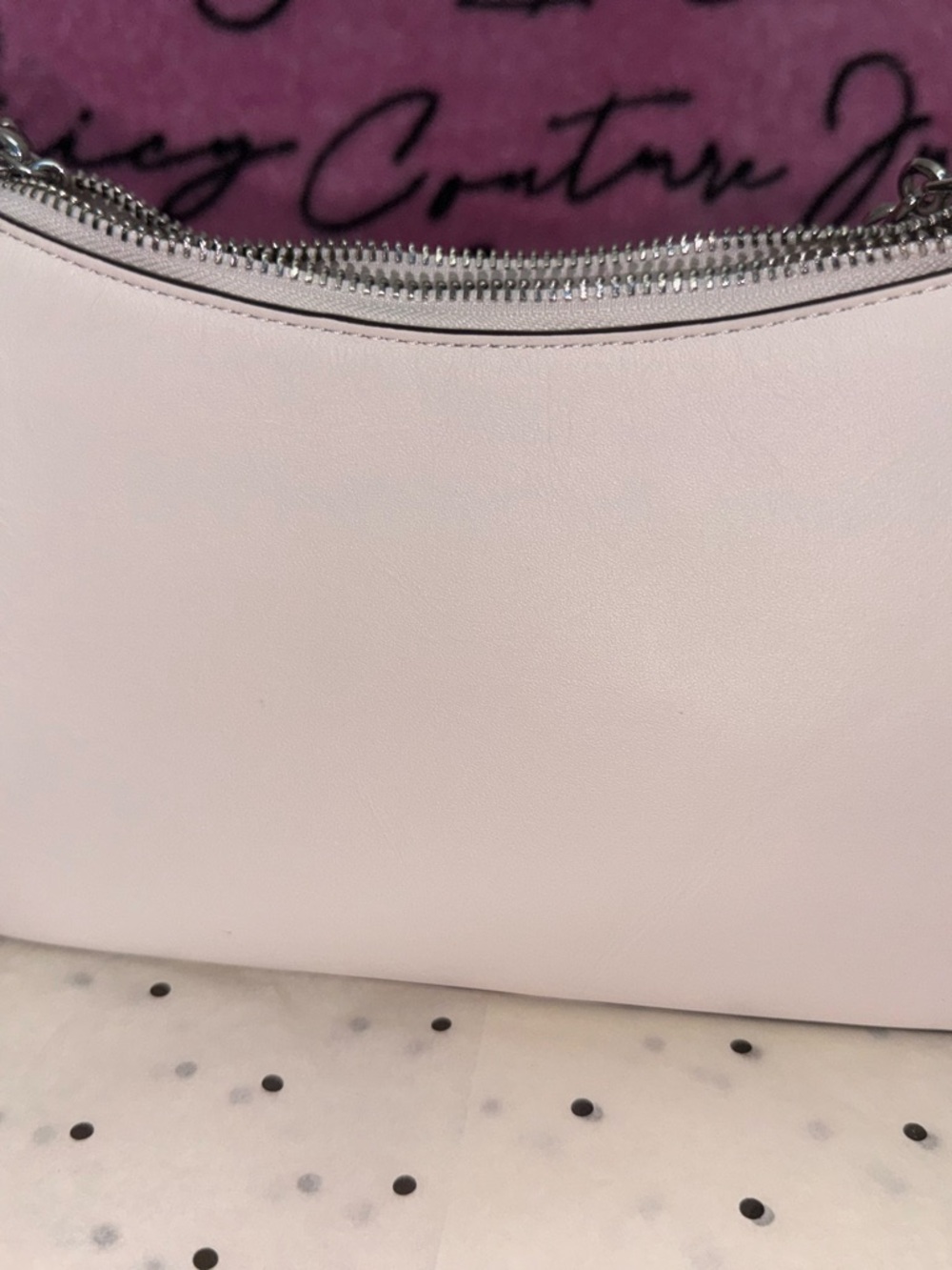 kate spade White Hello Kitty Leather Shoulder Bag with Red Bow - Picture 6 of 10
